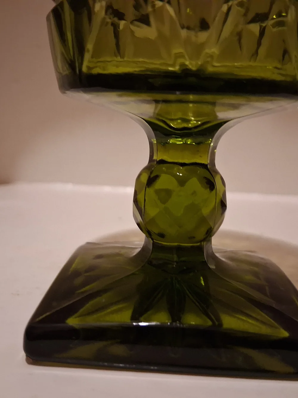 Vintage Indiana Glass Colony Park Lane Goblet